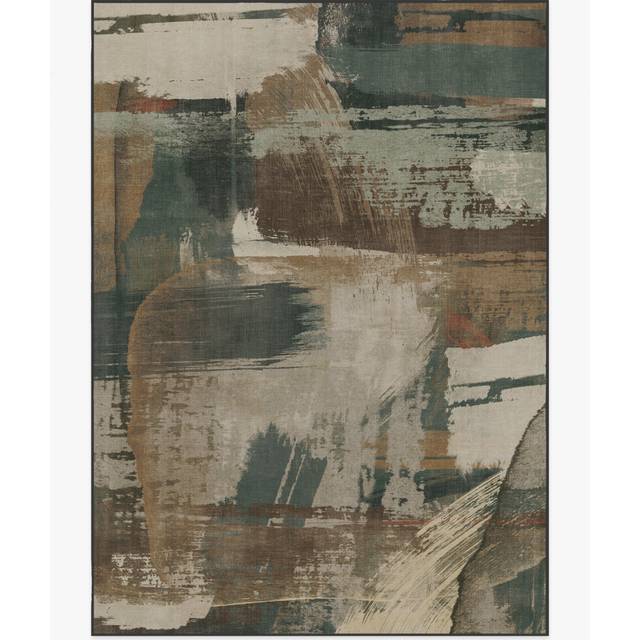 150x215 | Machine Washable Area Rug | Kid & Pet Friendly | Indoor Rugs | Architectural Digest Dresden Shadow Rug | Ruggable - Multicolor (150x215)