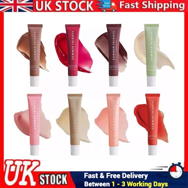 Summer Fridays Lip Butter Balm With Sealed Box 0.5 Oz/15g Hydration Shine Uk