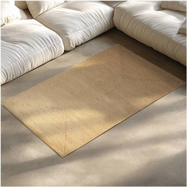 Rug - made with jute blend, boho style, durable and easy-care - 80 x 150 cm