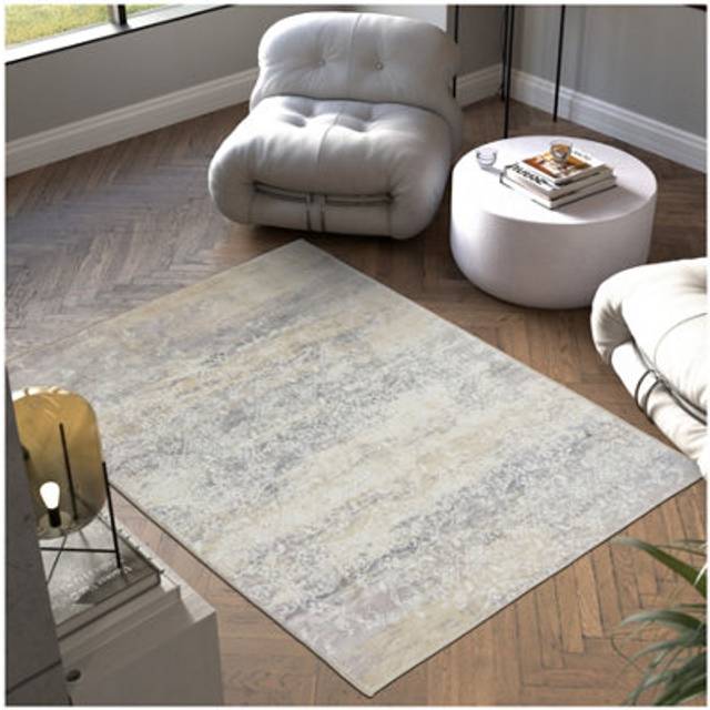 Washable Rug Dalia - various sizes, faded pattern, easy-care short pile, non-slip - 160 x 230 cm