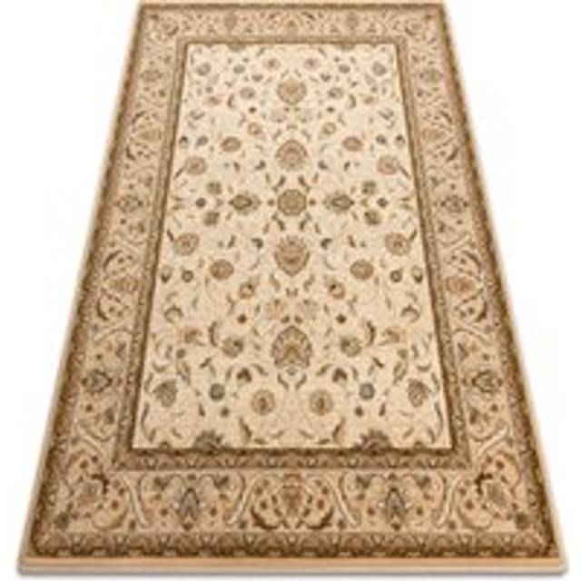 Rugsx - Wool carpet omega aries flowers pearl beige 235x350 cm