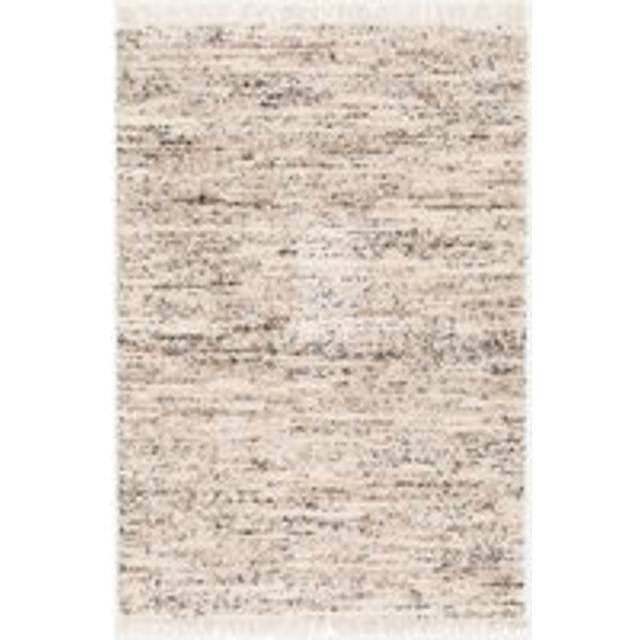 Interior rug with mottled pattern, cream, Richie, 230x160x3 cm