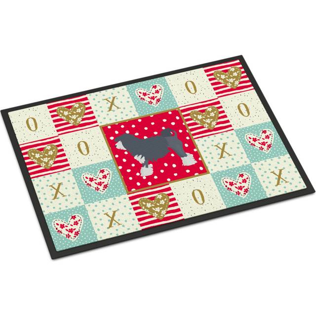 """""Caroline's Treasures Lowchen Little Lion Dog #1 Love Indoor or Outdoor Mat 24x36 doormats  Multicolor"""""