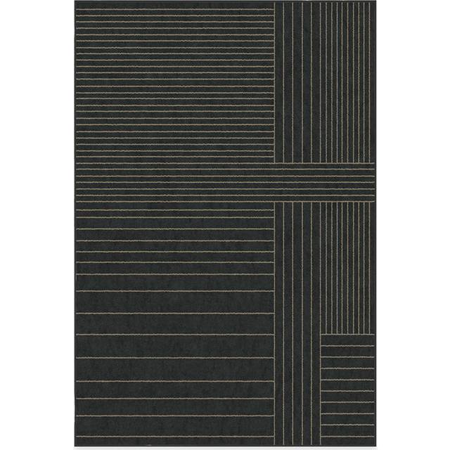 200x290 | Machine Washable Area Rug | Kid & Pet Friendly | Indoor Rugs | Bowie Charcoal Rug | Ruggable (200x290)