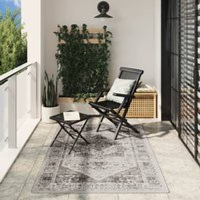 Rug ARBIZU Indoor and Outdoor Vintage Design 140x200 cm - Multi - Medium