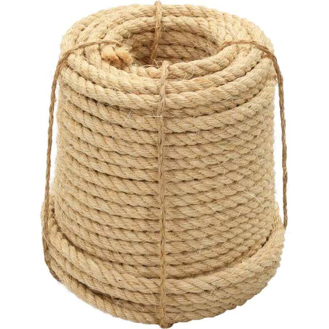 vidaXL Rep 100% sisal 4 mm 250 m