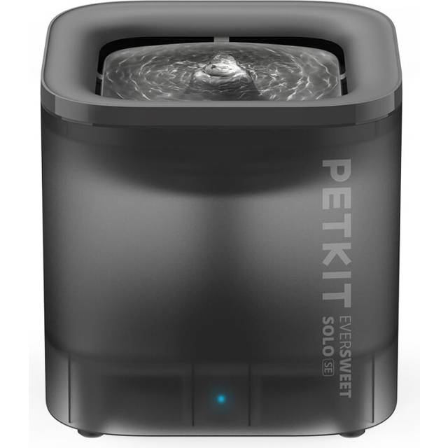 Cat Water Fountain, EVERSWEET SOLO SE, 1.85L Ultra Quiet Cat Drinking Fountain, Activated Carbon Filter, Wireless Pump with Dry-Run Protection, Smart