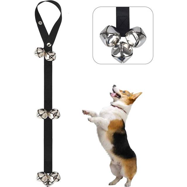 Alinana Dog Door Bell  Adjustable Dog Bell for Door Potty Training with 7 Extra Loud Dog Bells  Premium Bells for Dogs to Ring to Go Outside