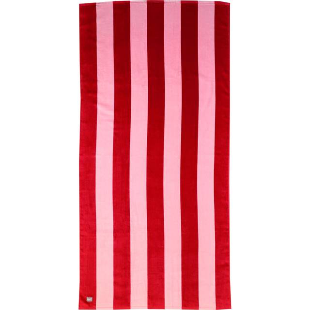 Happy Stripe Frottéhandduk Rosa