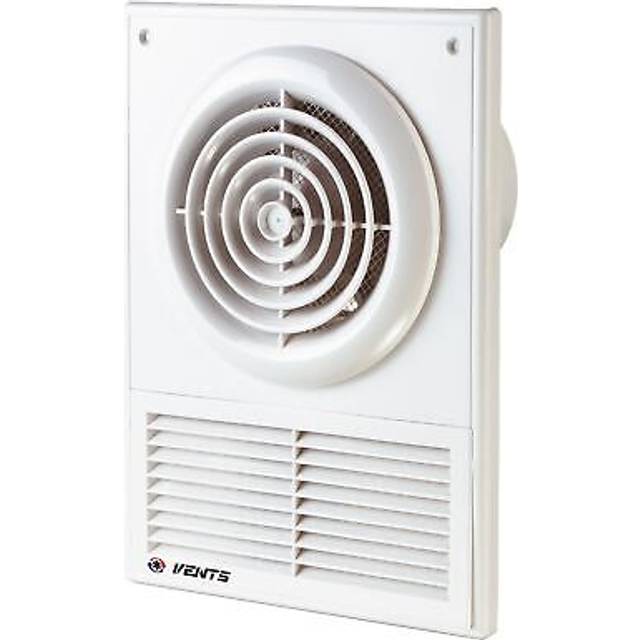 Vents - 100mm Extractor Fan with Ventilation Grille Bathroom Ventilator Air Exhaust