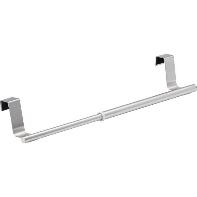 WENKO 79173100 Over-door towel rail Telescope - extendable, Stainless steel, 22-35 x 7 x 4 cm, Silver matt
