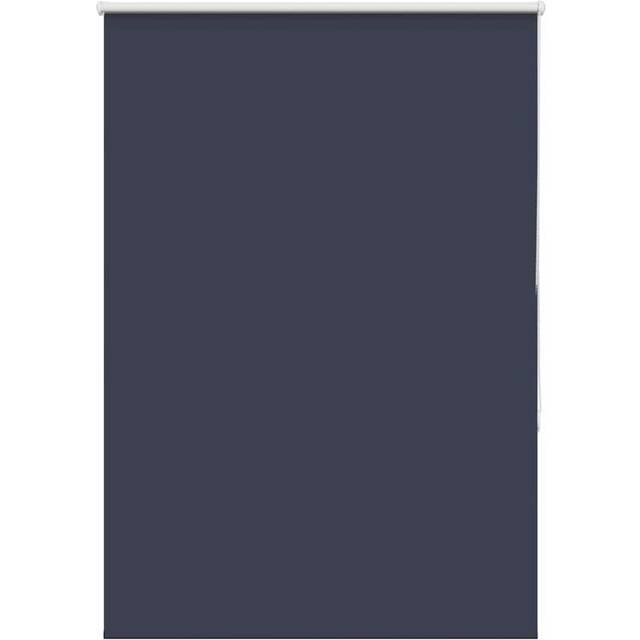 vidaXL Roller Blind Blackout Marine 115x150 cm Fabric Width 110.7 cm Polyester - Blue