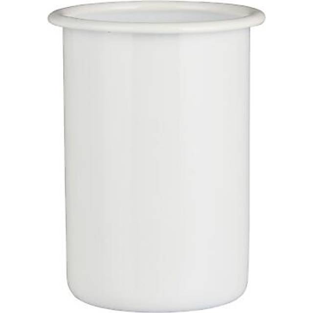 White vintage style enamel tumbler 400 ml by ib laursen