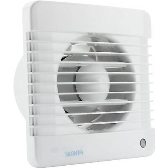 Vents 100mm (4 inch) humidity sensor & timer - silent bathroom extractor fan e