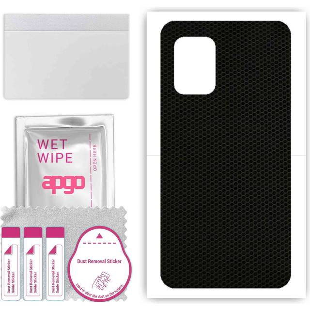 apgo Protective Skin Sticker for the back compatible with Asus Zenfone 8 ZS590KS, Wrap Film, Foil, Vinyl - Pattern Matrix