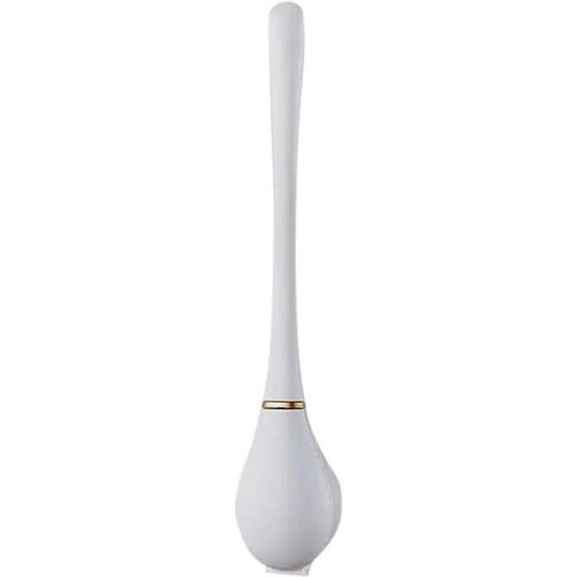 Toilet Brush White Silicone Wall Mounted Soft Bristles Bathroom Accessories Set Toilet Brushes & Holders