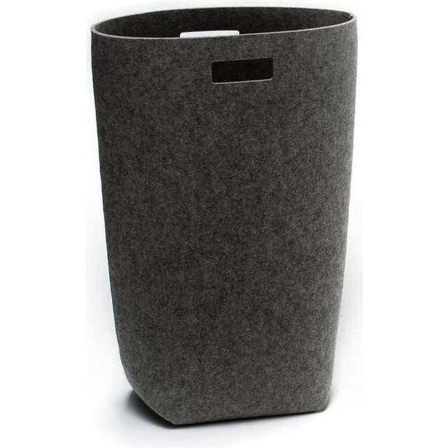 HEY-SIGN - Wool Felt Laundry Basket - anthrazit/Filz/5mm/LxBxH 35x27x69cm - anthracite (69.0 x 35.0 x 27.0cm)