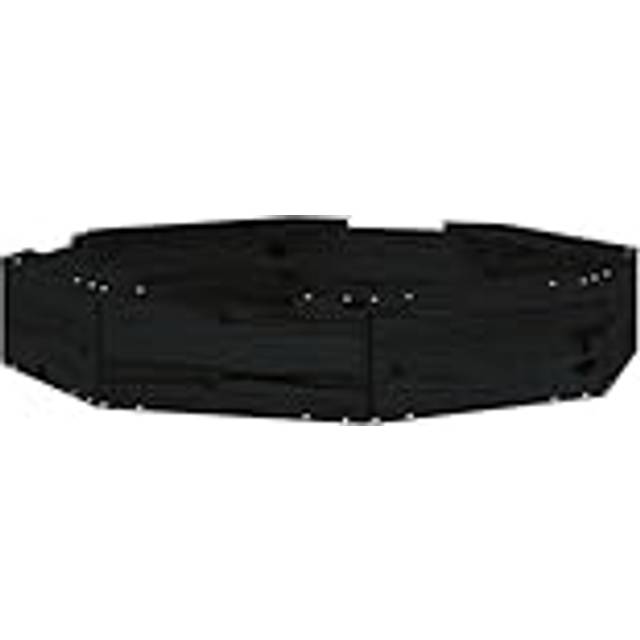 vidaXL Sandbox with Seats Black Octagon Solid Wood Pine