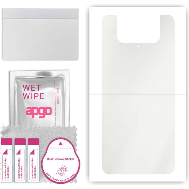 apgo MATTE Protective Skin Sticker for the back compatible with Asus ZenFone 8 Flip, Wrap Film, Hydrogel Film, Flexible, Soft TPU with positioning lay