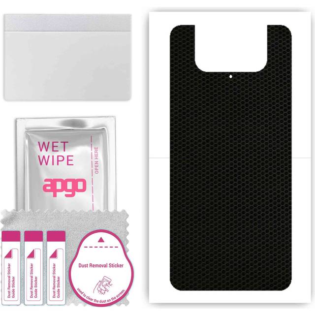 apgo Protective Skin Sticker for the back compatible with Asus ZenFone 8 Flip, Wrap Film, Foil, Vinyl - Pattern Matrix