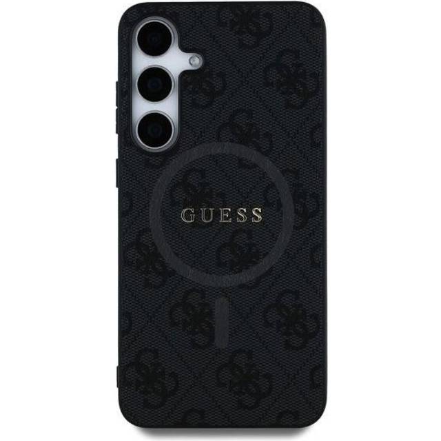Samsung Galaxy S25+ Guess 4G färgat ring skal - MagSafe-kompatibelt - Svart