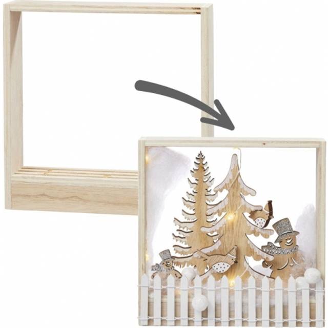 Träram För Miniatyrer - Sceneri - 18x18 cm