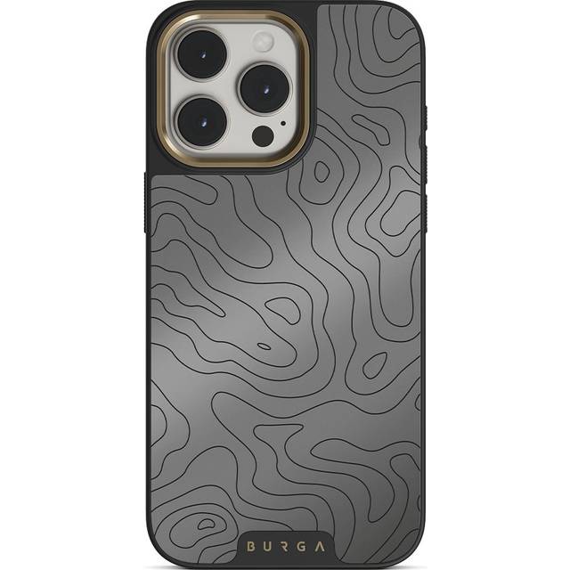 Wild Terrain - Minimalist iPhone 14 Pro Case, Elite Mirror (MagSafe) / Gold
