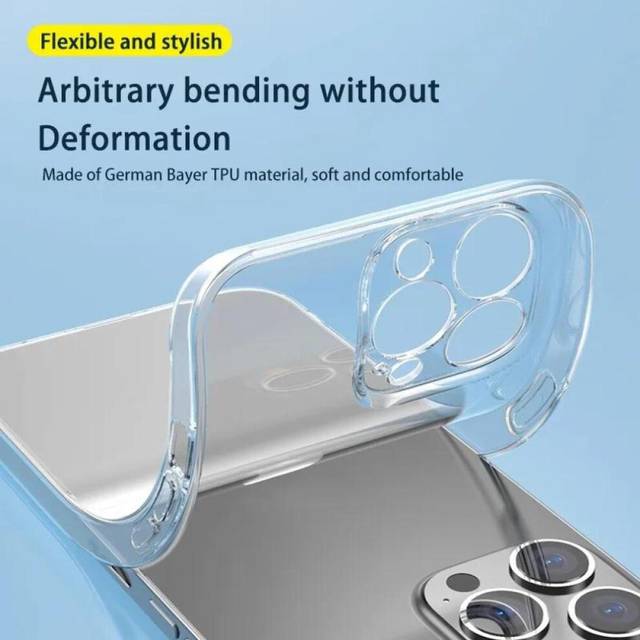 (For iPhone 15 Pro) Phone Case For Iphone 15 Pro Max Luxury Ultra-thin Clear Case For Iphone 15 14 13 12 11 Pro Max Plus Shockproof Transparent Back C
