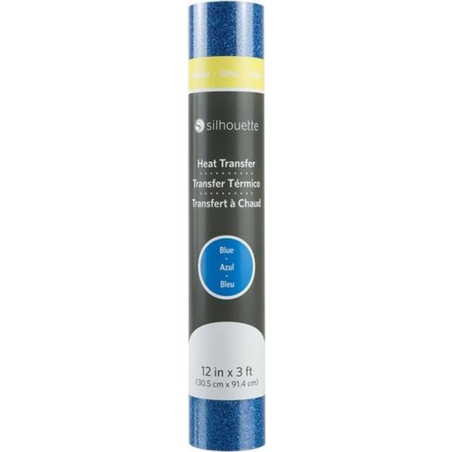 Silhouette Glitter Heat Transfer - 30.5 cm x 0.9 m - Blue
