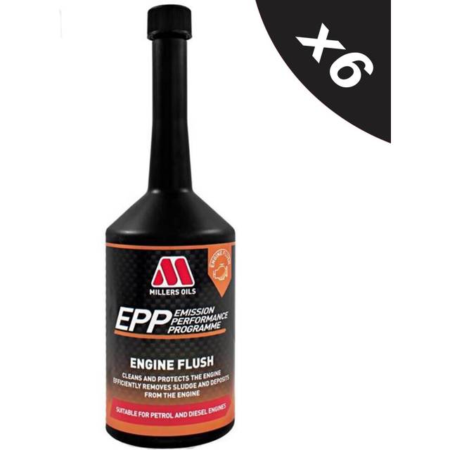 MILLERS EPP Engine Flush Cleans Engine Internally Oil Flushing Additive 6x500ml
