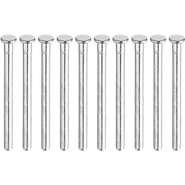 10pcs 3 inch door hinge pin,door hinge for door replacement,silver