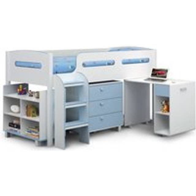 Sky Blue & White Cabin Bed 3ft (90cm)
