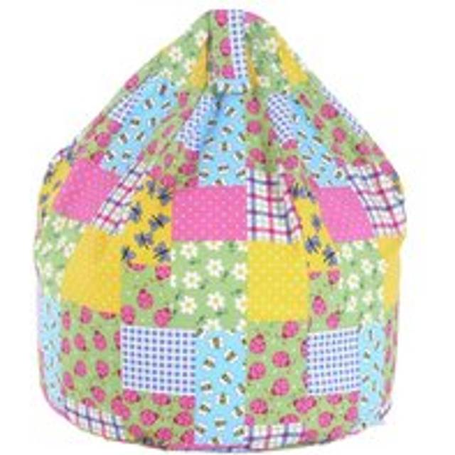 Cotton Patchwork Ladybird Bean Bag Child Size - Multi - Small