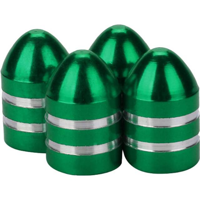(green) 4Pcs Car Tire Valve Stems Caps Valve Stem Caps Tyre Nozzles Cover Tyre