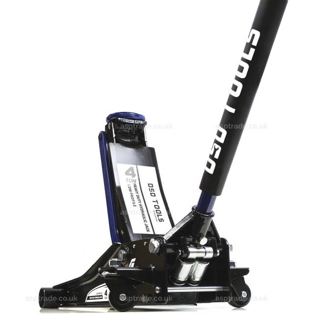 Quick lift heavy duty dual pump 4 ton ultra low profile floor trolley jack