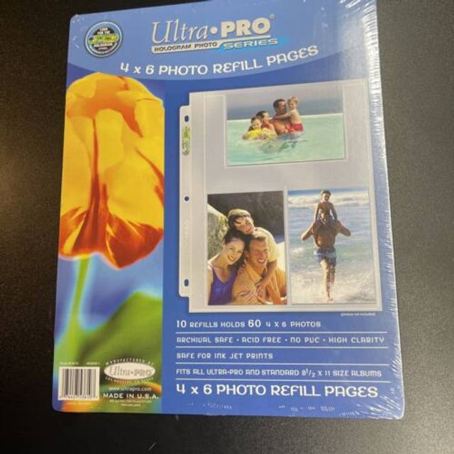 Album Refill Pages for 4-inch-by-6-inch photos