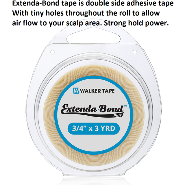 "Walker Extenda Bond Plus Two Side Tape Roll With Holes -3/4"" X 3 Yards"