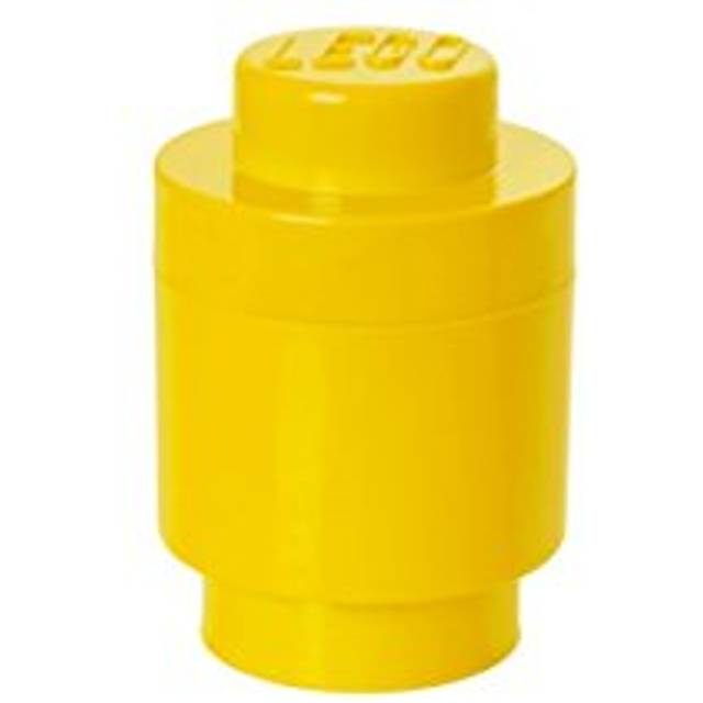 ROOM Copenhagen Lego Round Storage Box 1  Yellow