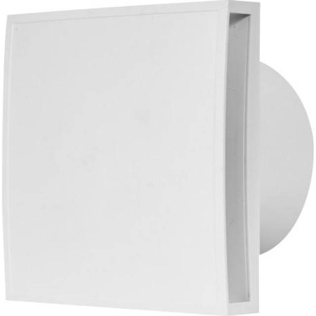 EUROPLAST Diameter 150mm Light Switch Activation Bathroom Extractor Fan - 6 inch White Extractor Fan with a front panel - Extractor fan Kitchen,