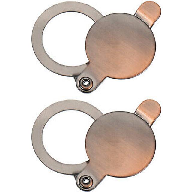 5/8 Peephole Cover,privacy Door Viewer Cover For Security,red Bronze 2pcs