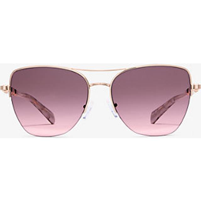 Michael Kors DORADO BEACH Sunglasses 110811 Rose Gold Shiny