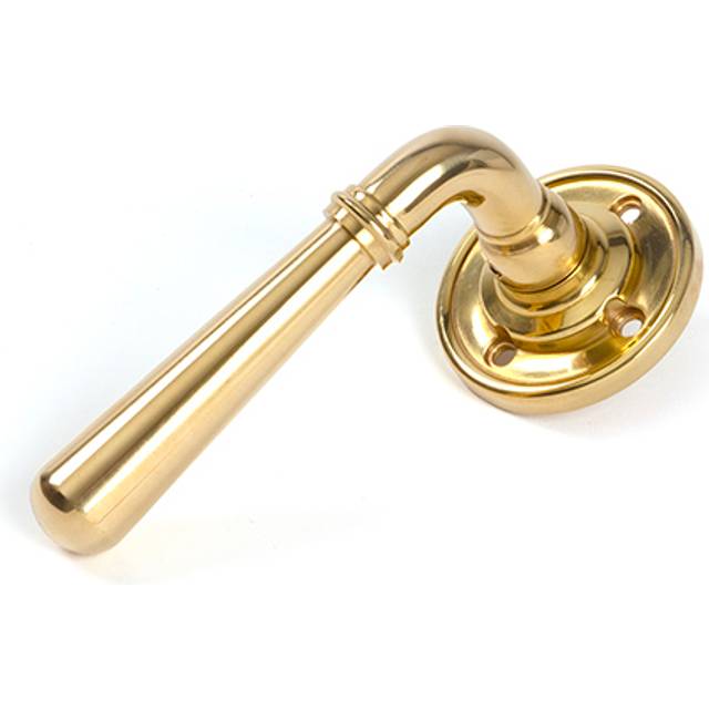Newbury Interior Mortise Door Handle - Polished Brass (6cm W)