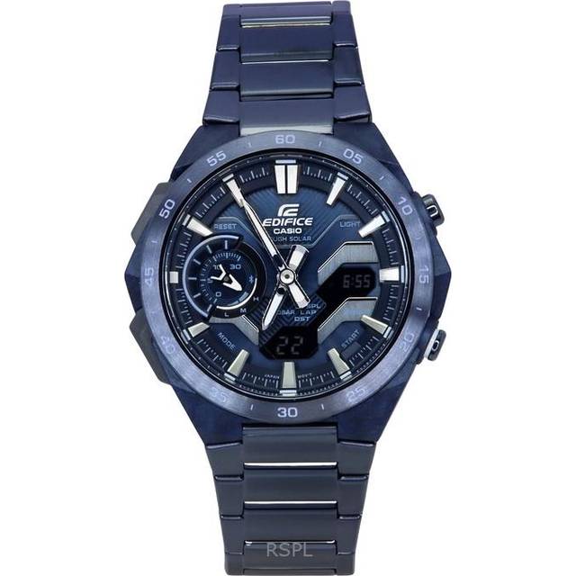 Casio Edifice Windflow Analog Digital Cool Blue Edition Smartphone Link Blue Dial Solar ECB-2200CB-2 100M Men's Watch