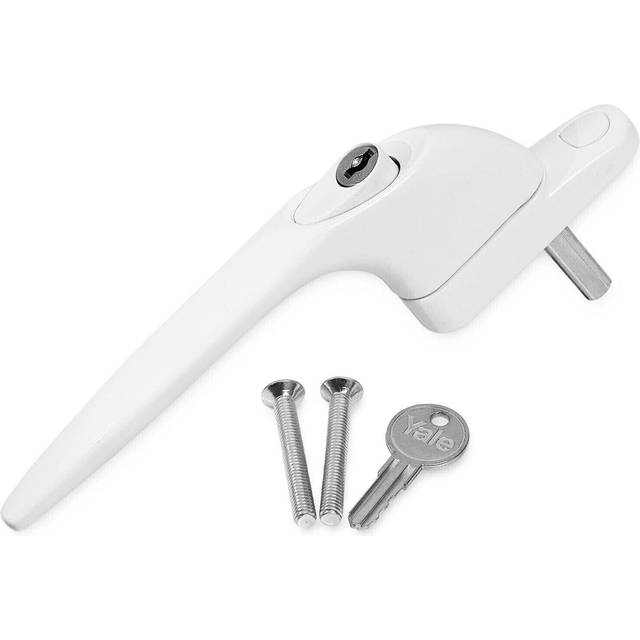 Upvc universal window handle inline locking espag double glazing white