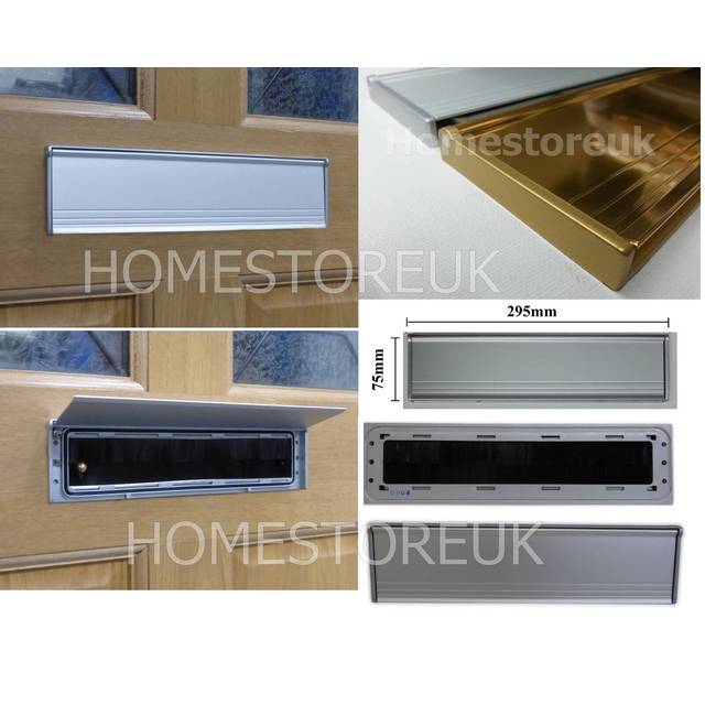 Exitex Internal Letterplate Seal with Flap Silver (293mm x 77mm)