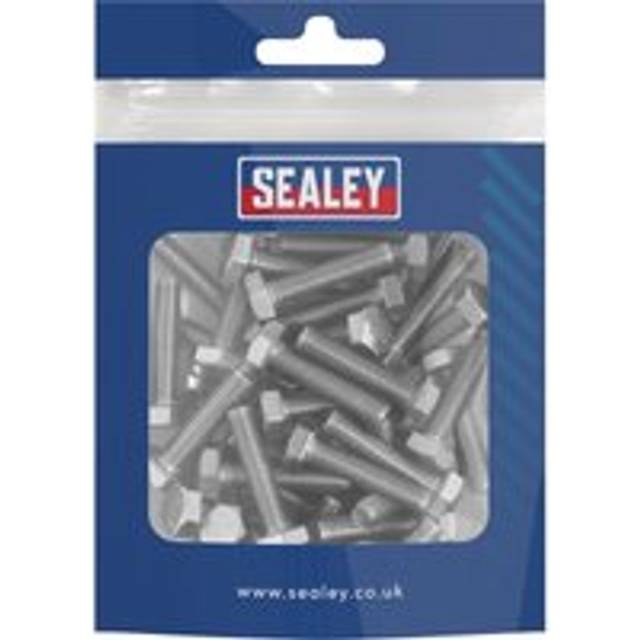 Sealey Stainless Steel Set Screw DIN 933 M6 x 25mm 1.00mm Pitch - Pack of 50