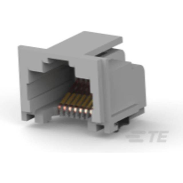 TE Connectivity 5406721-2 Standard Modular Jack RJ45 TGray 1 pc