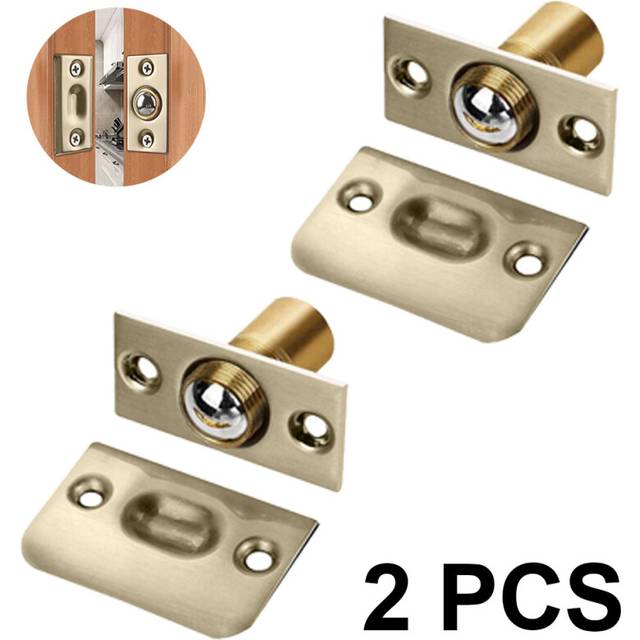 2 pieces cabinet door ball catch, stainless steel adjustable roller catch for balcony door hardware ball locks