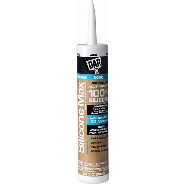 Dap  10.1 oz Premium All-Purpose Silicone Rubber Sealant, Clear