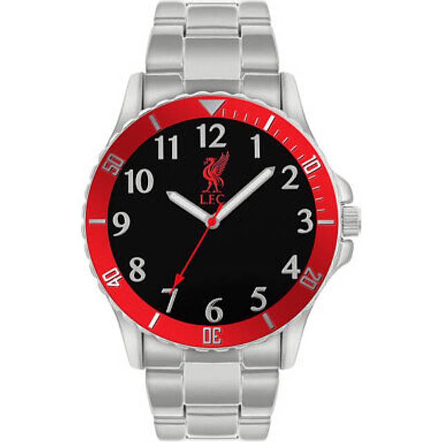 Liverpool FC Mens Red & Silver Bracelet Watch Official Licensed Product